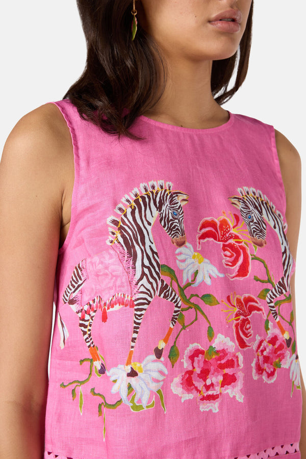 Gorman - Zebra Crossing Tank - print