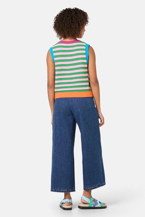 Gorman - Clementine Cotton Knit Vest - multi