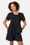 Gorman - Gabrielle Cotton Top - black