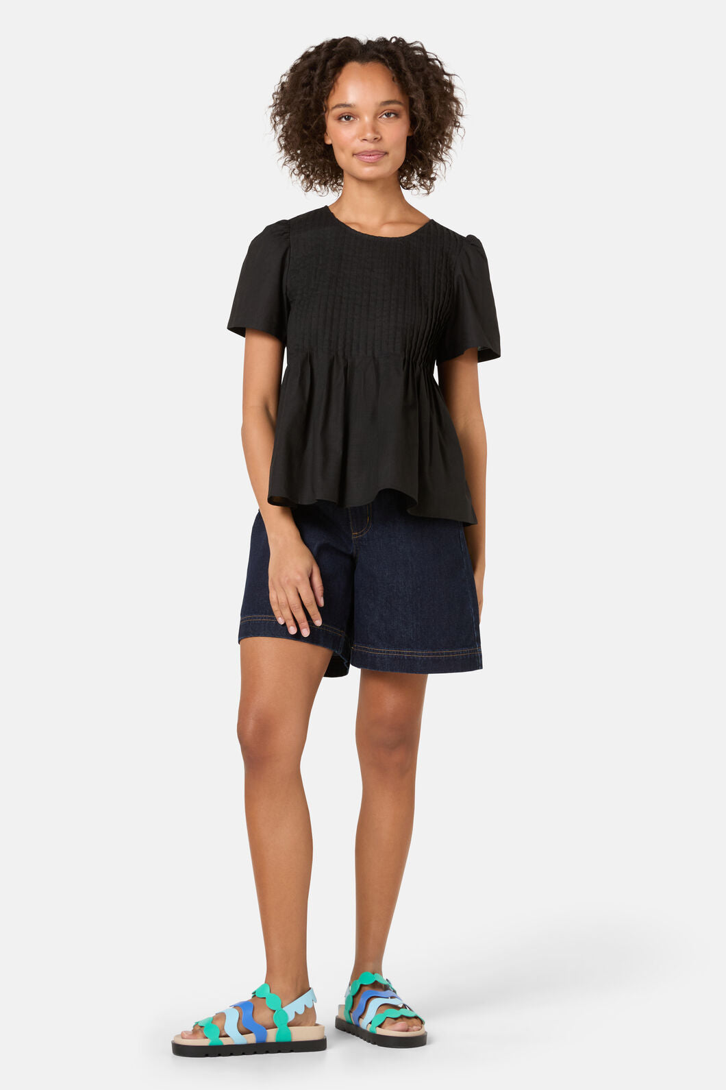 Gorman - Gabrielle Cotton Top - black