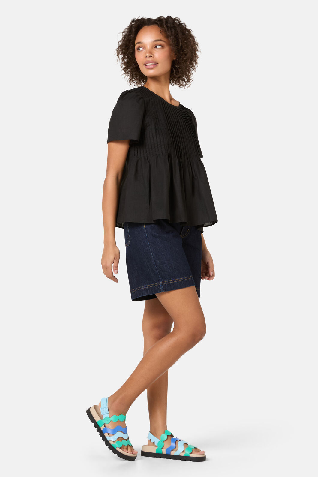Gorman - Gabrielle Cotton Top - black