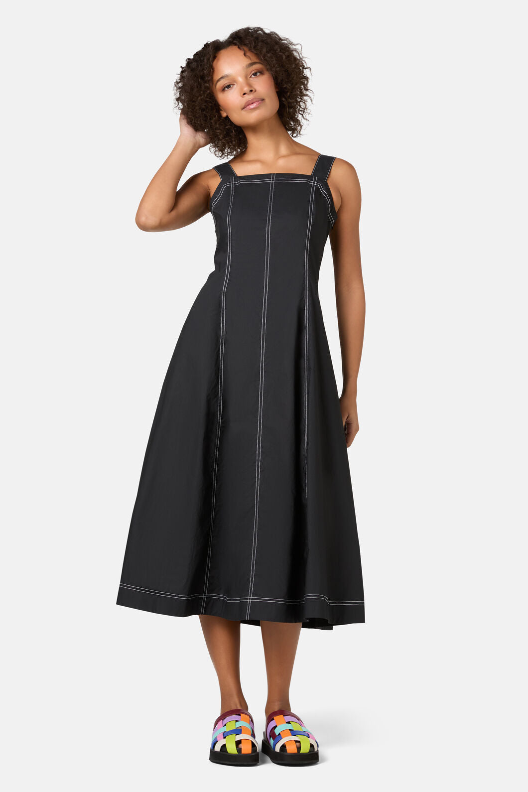 Gorman - Isabella Apron Dress - black