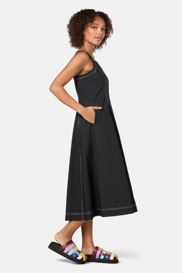 Gorman - Isabella Apron Dress - black