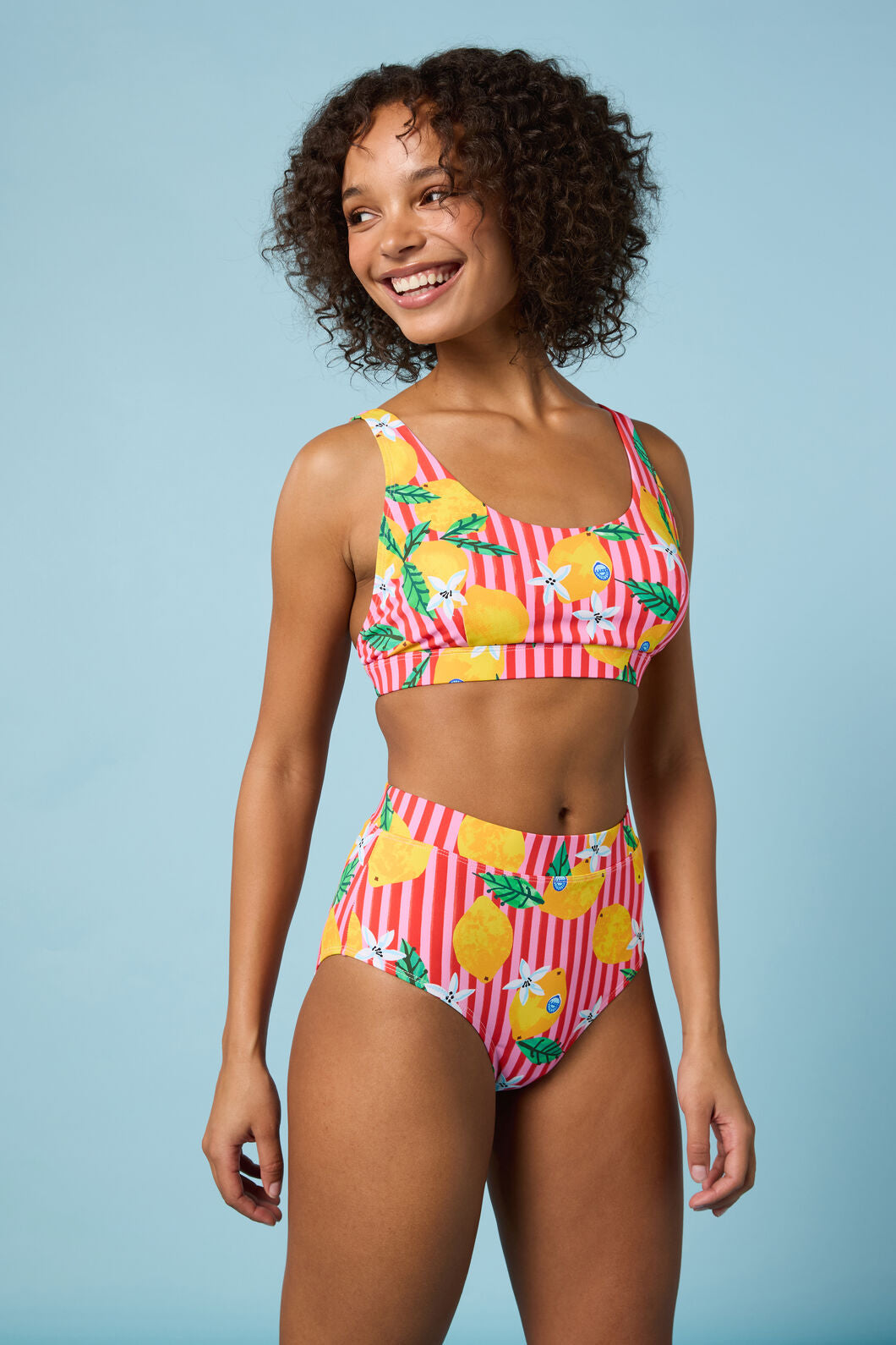 Gorman Holiday Stripe Bikini Top (Print) main image 0