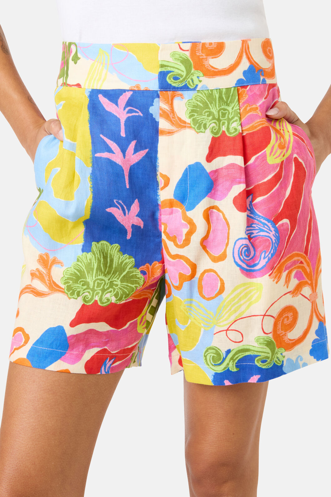 Gorman - Fleur Tango Linen Short - print