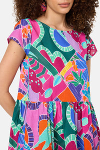 Gorman - Caravan Beach Dress - print