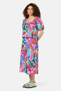 Gorman - Caravan Holiday Linen Top - print