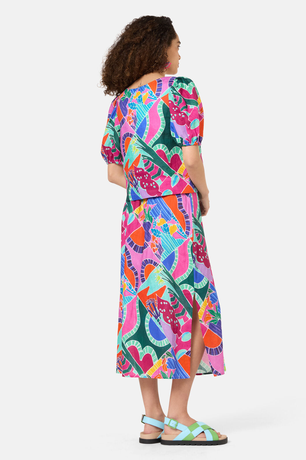 Gorman - Caravan Holiday Linen Top - print