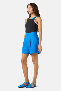 Gorman - Millie Linen Short - blue