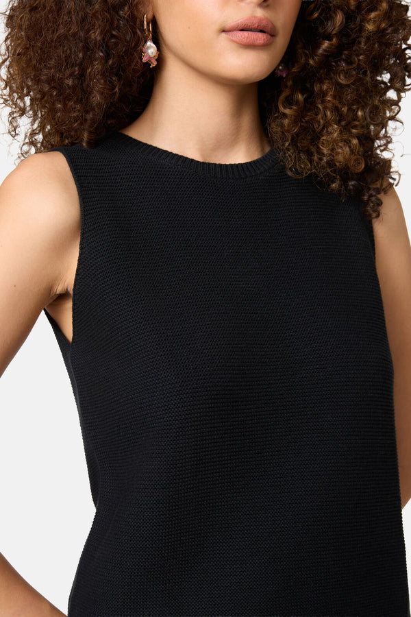Gorman - Hello There Knit Tank - black