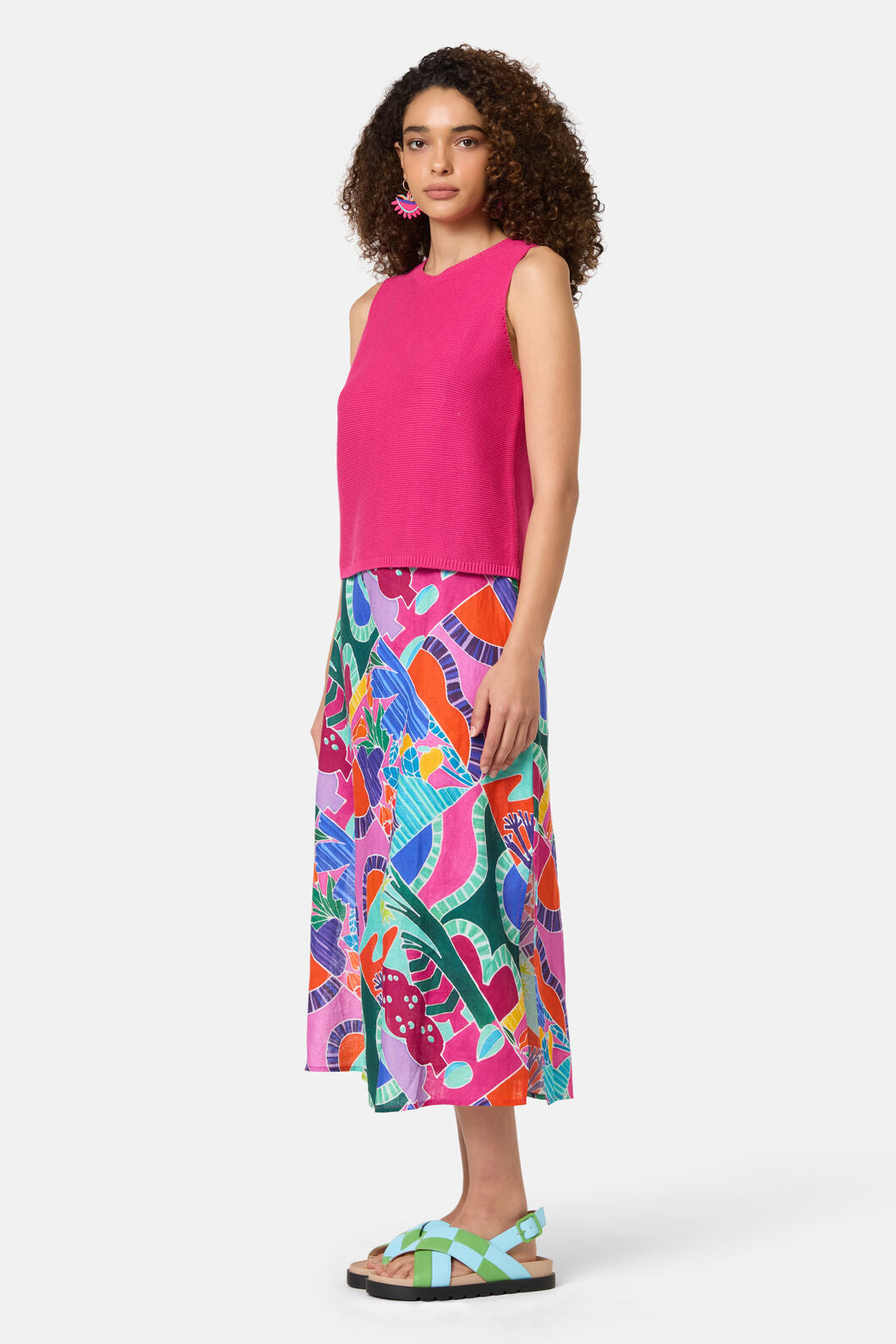 Gorman - Hello There Knit Tank - pink