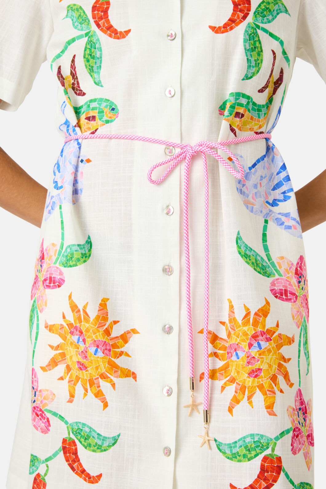 Gorman - Mosaic Mile Cotton Shirt Dress - print