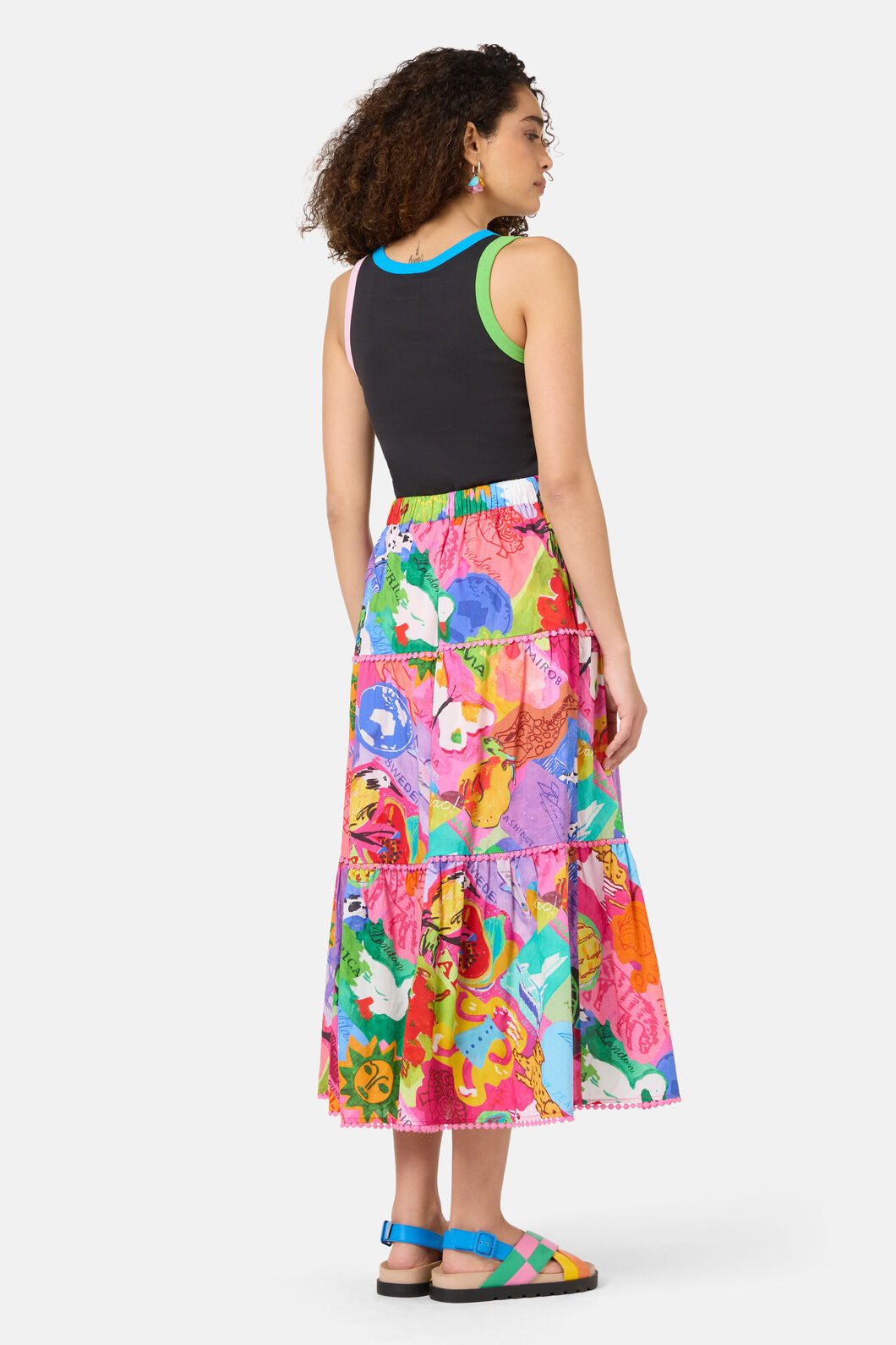 Gorman - Pen Pals Printed Maxi Skirt - print