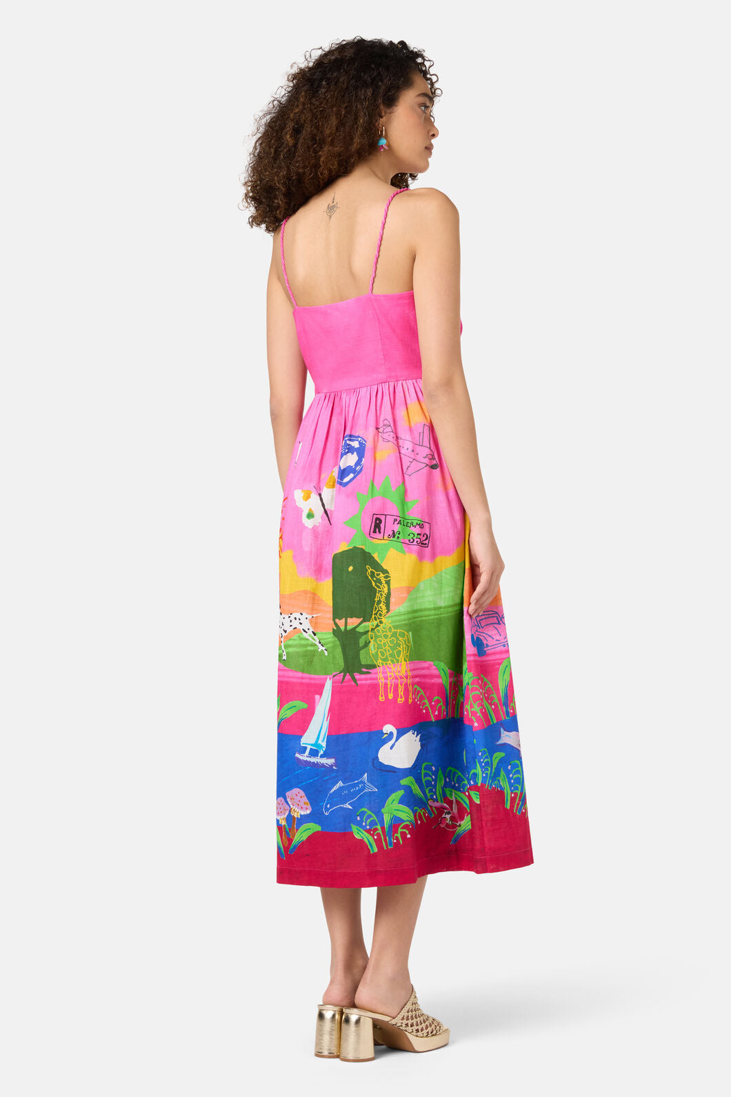 Gorman - Pen Pals Placement Long Dress - print