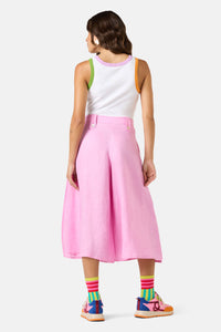 Gorman - Summer Linen Tomasa Skort - pink