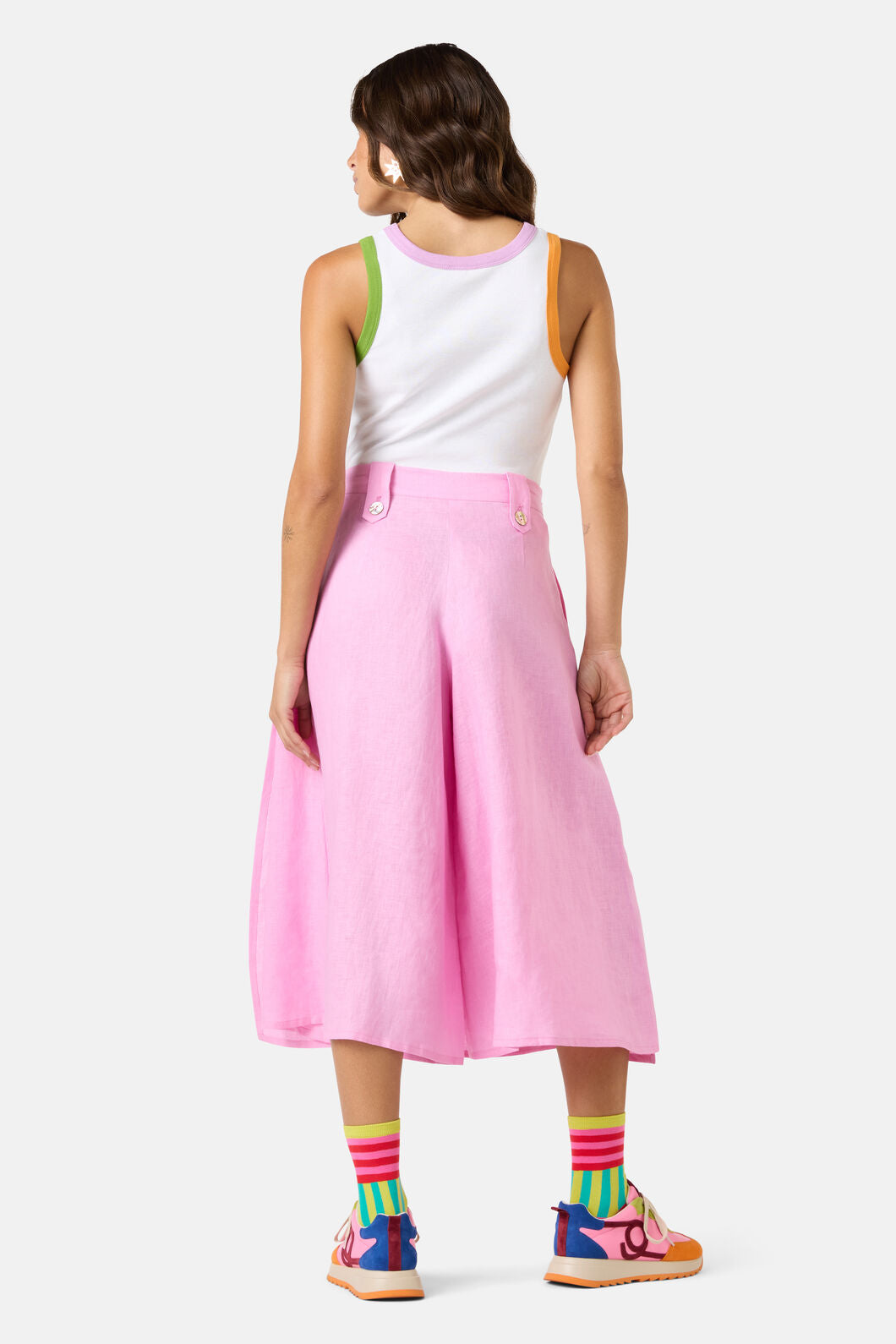 Gorman - Summer Linen Tomasa Skort - pink