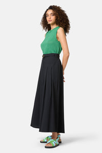 Gorman - Pucker Up Cotton Skort - black