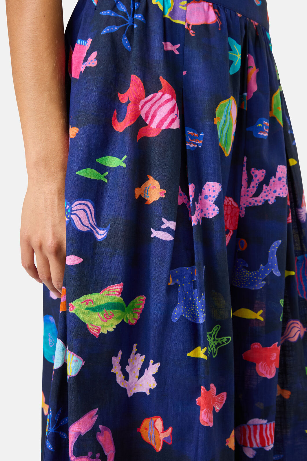 Gorman - Fish Ahoy Wide Leg Skort - print