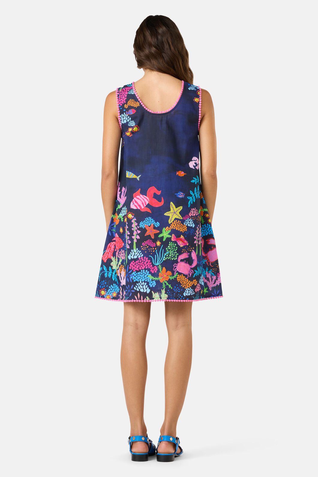 Gorman - Fish Ahoy Print Holiday Dress - print