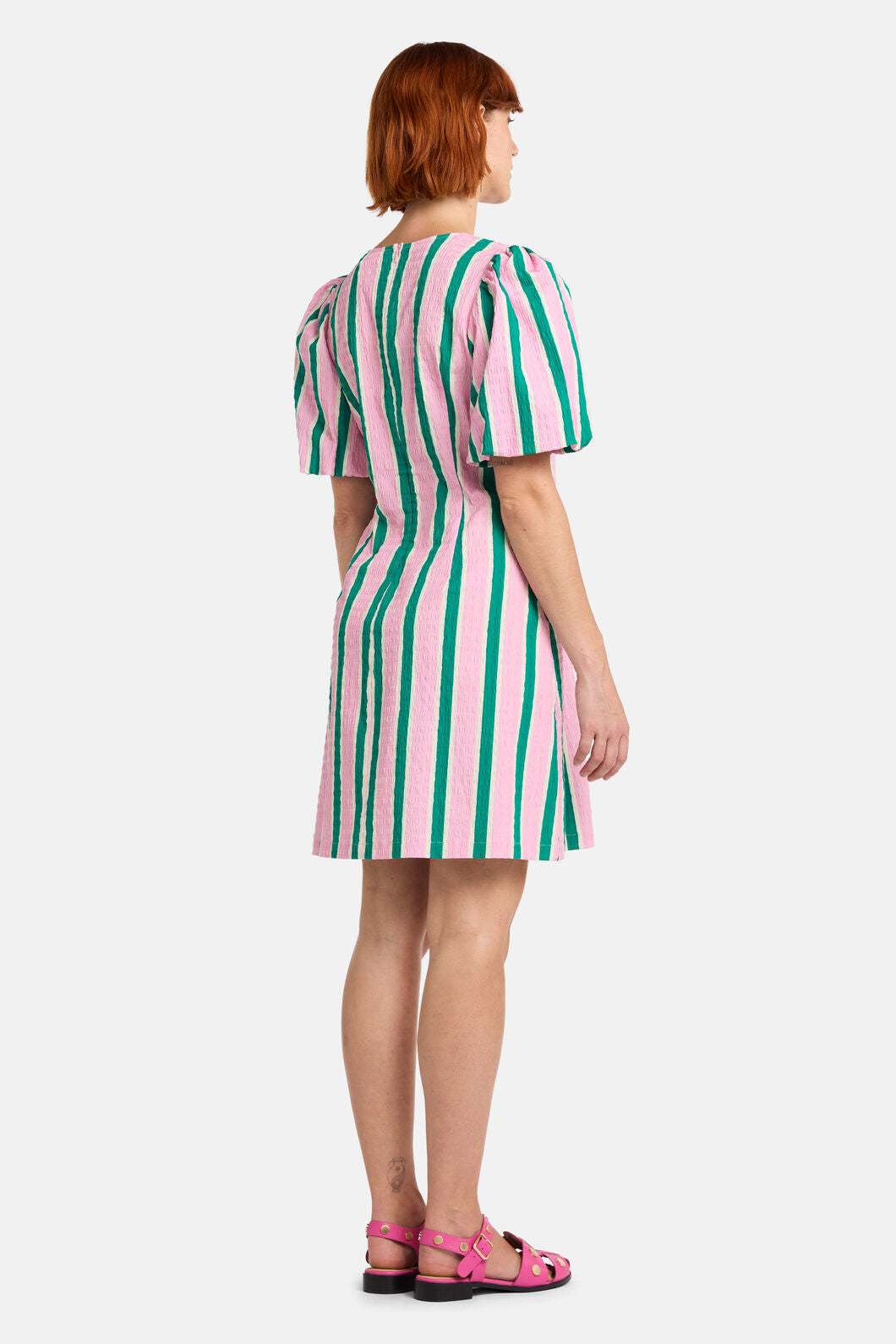Gorman - Pastel Picnic Stripe Dress - stripe