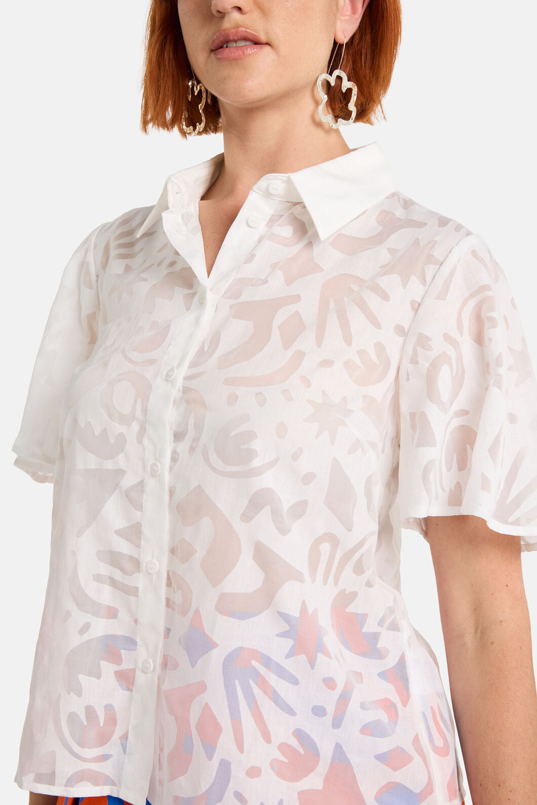 Gorman - Firecracker Burnout Shirt - white
