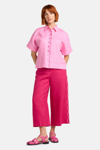 Gorman - Path Your Way Linen Shirt - pink
