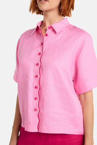 Gorman - Path Your Way Linen Shirt - pink