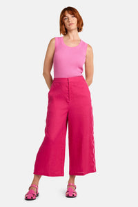 Gorman - Path Your Way Linen Pant - pink