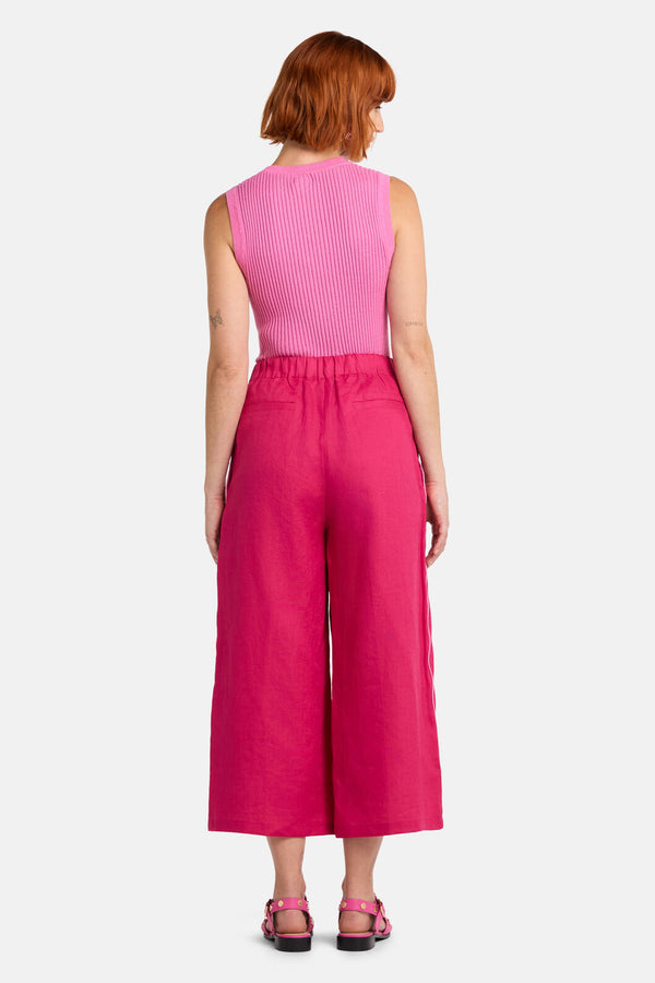 Gorman - Path Your Way Linen Pant - pink