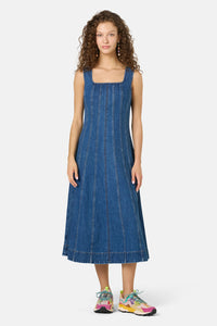 Gorman - Forget Me Not Denim Midi Dress - denim
