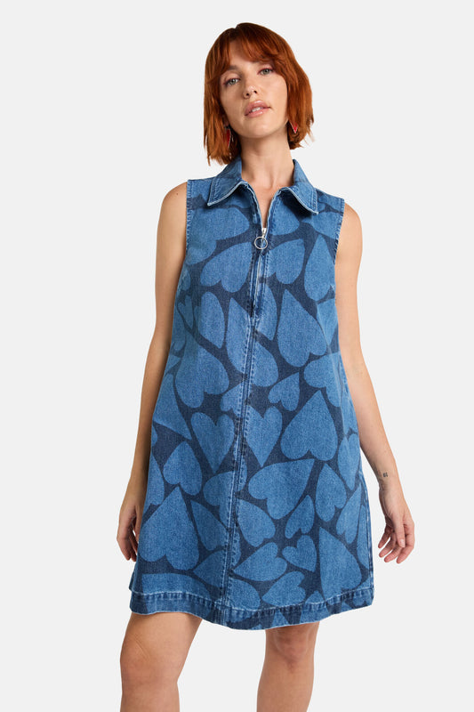 Gorman - Heartbeat Denim Tie Dress - denim