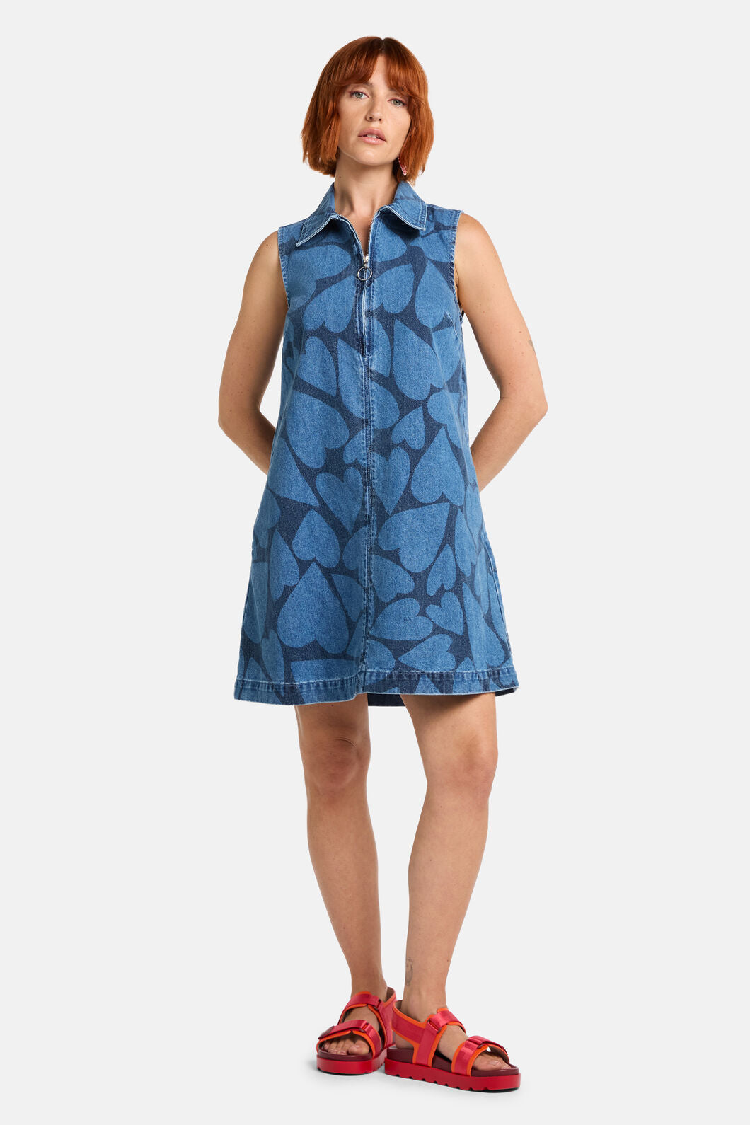 Gorman - Heartbeat Denim Tie Dress - denim