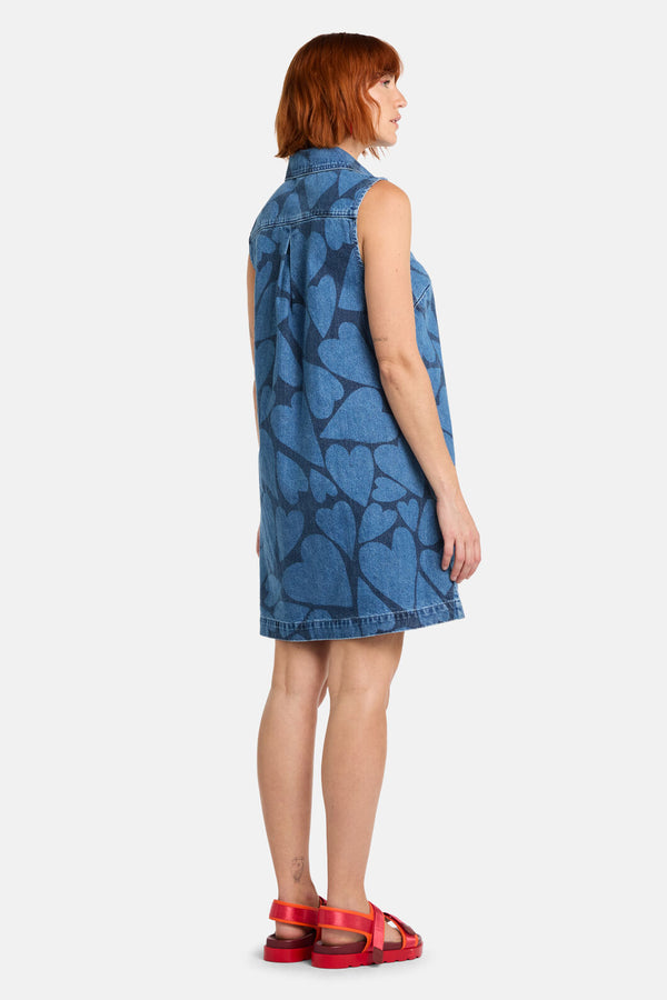 Gorman - Heartbeat Denim Tie Dress - denim