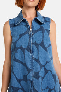 Gorman - Heartbeat Denim Tie Dress - denim