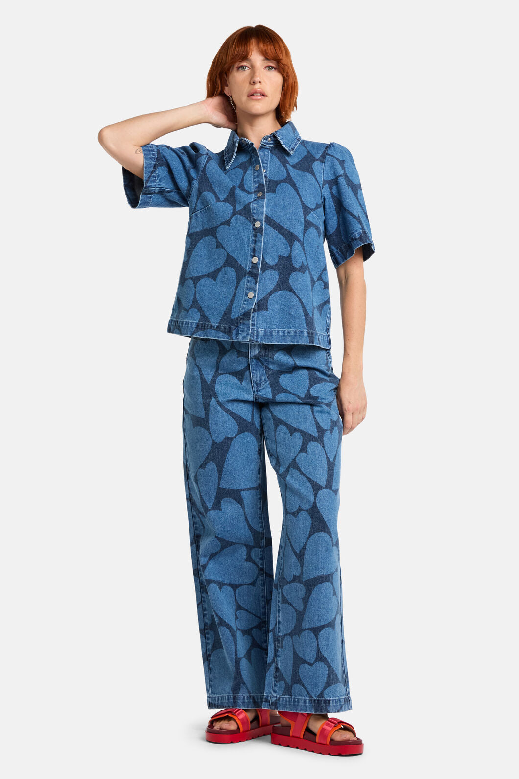 Gorman - Heartbeat Denim Wide Jean - denim