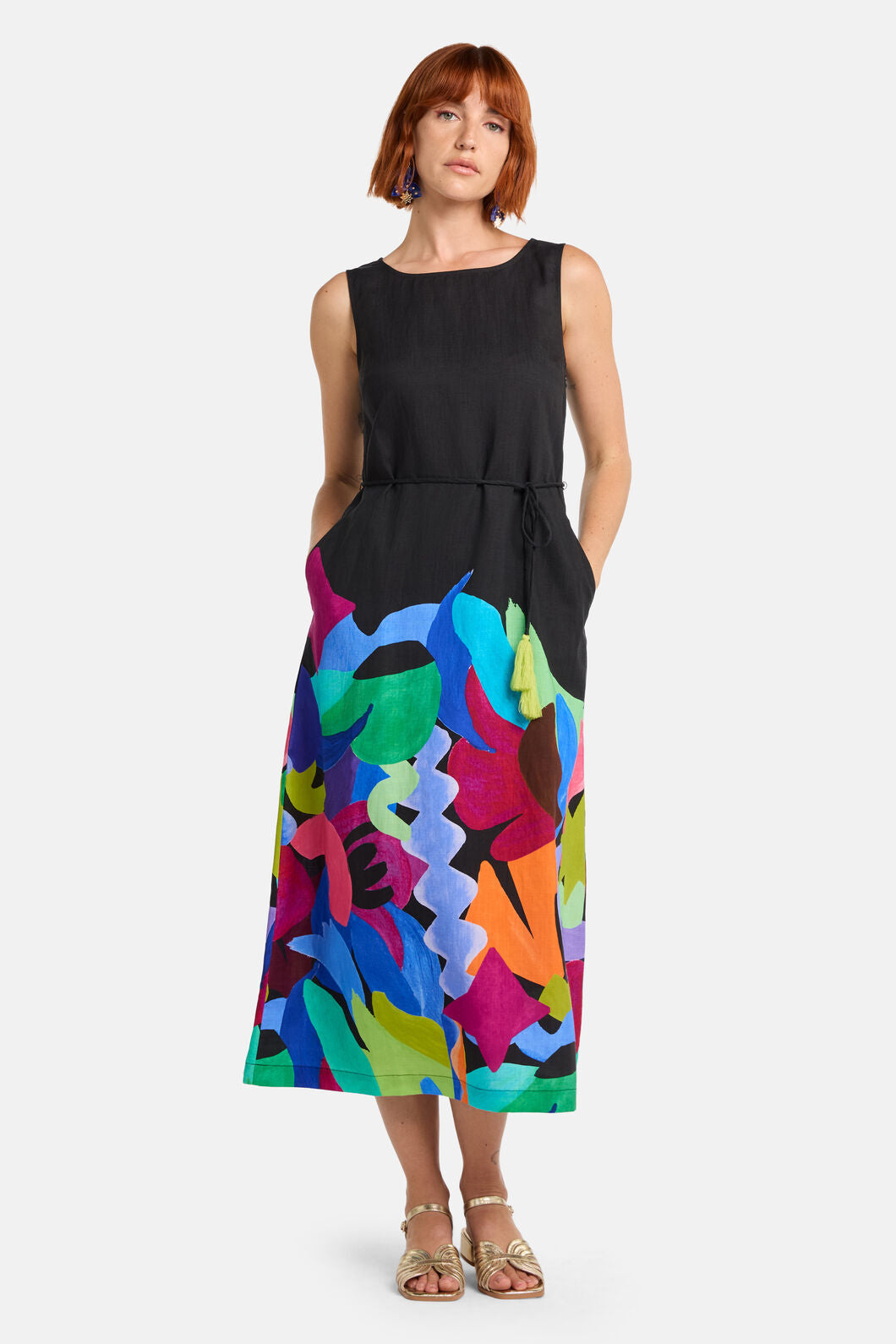 Gorman - Tangled Tropic Placement Dress - print