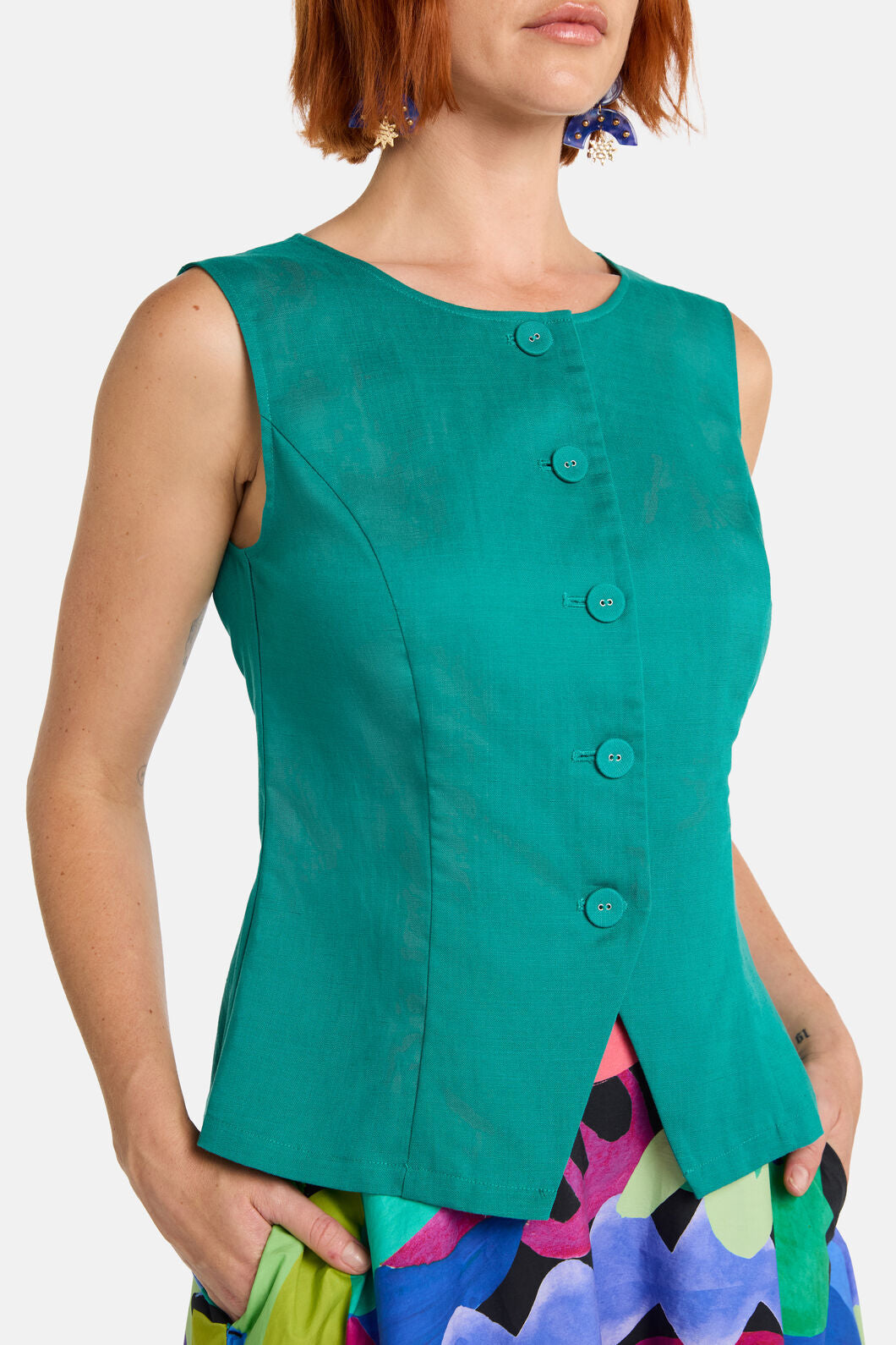 Gorman - Sweetheart Top - green