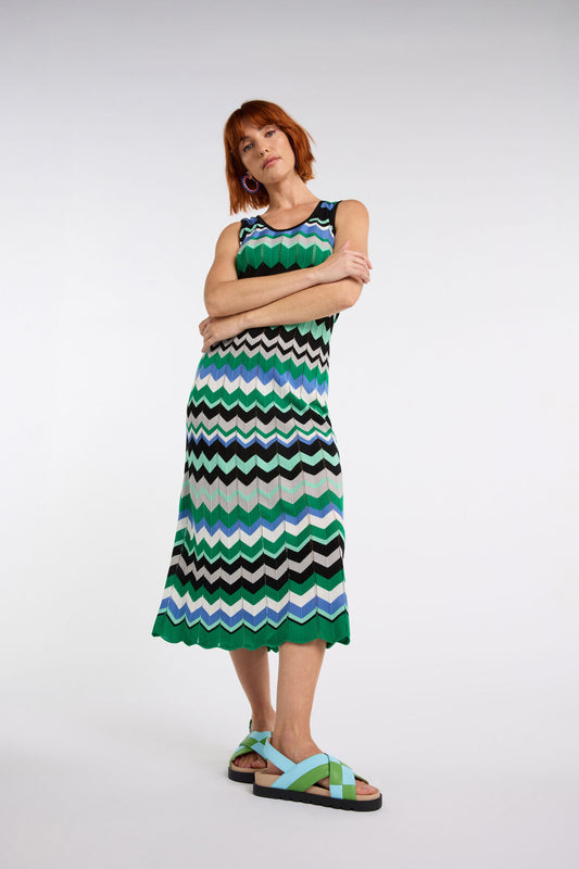 Gorman - Tropic Zigzag Knit Dress - multi