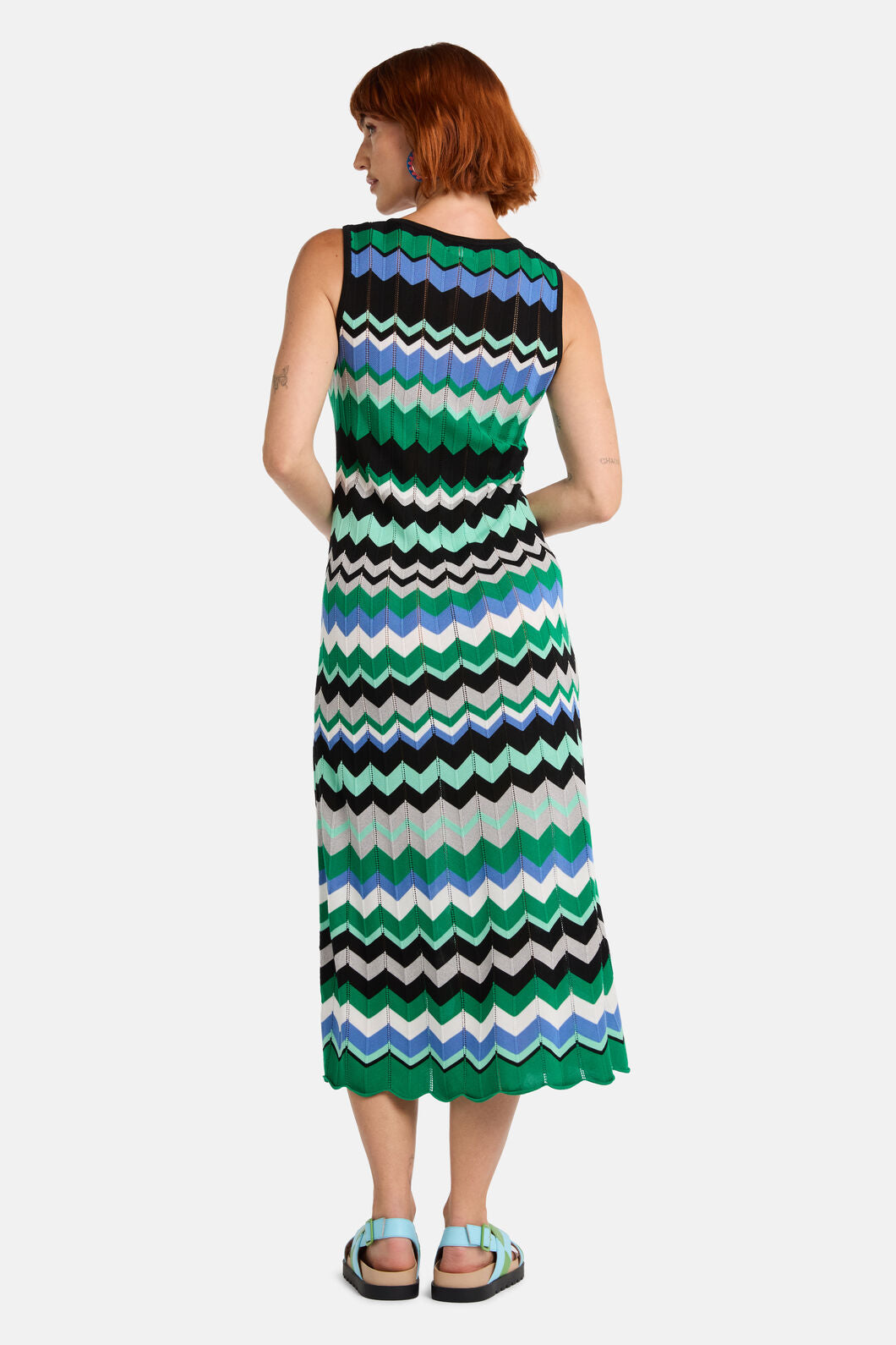 Gorman - Tropic Zigzag Knit Dress - multi