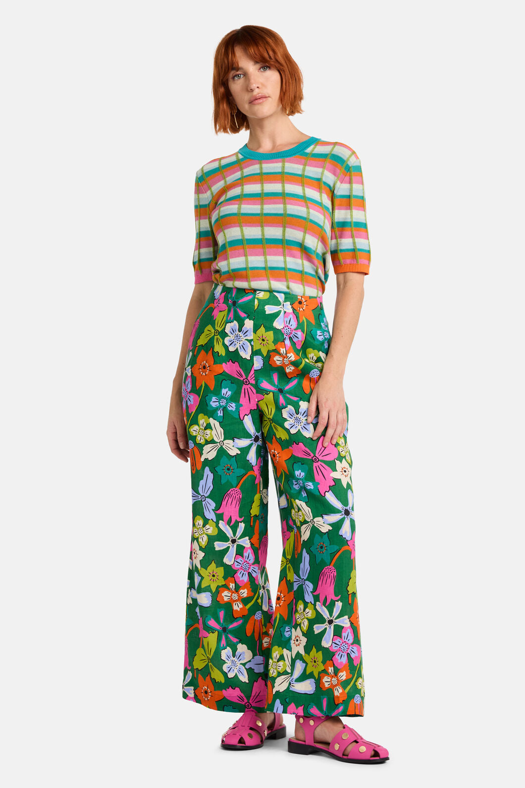 Gorman - Daisy Chain Print Pant - print