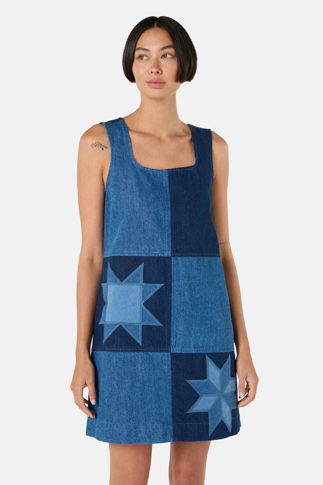 Gorman - Pinwheel Denim Dress - denim