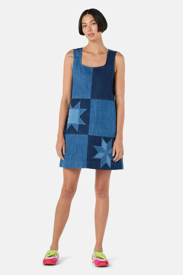 Gorman - Pinwheel Denim Dress - denim