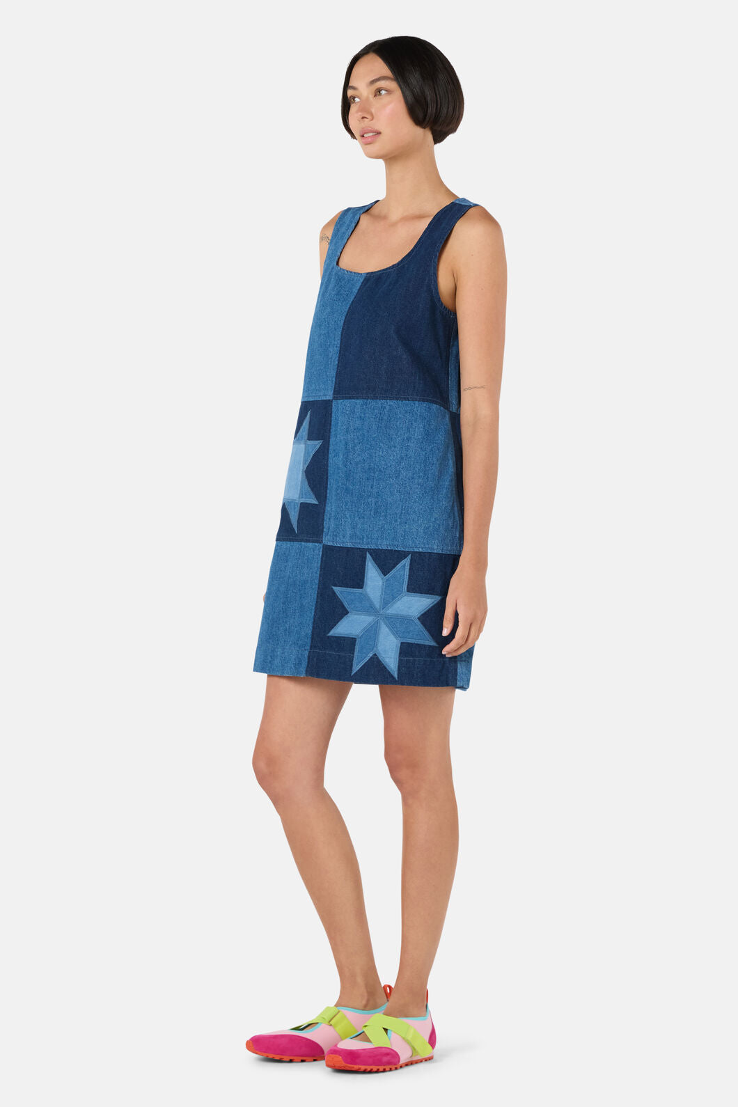Gorman - Pinwheel Denim Dress - denim