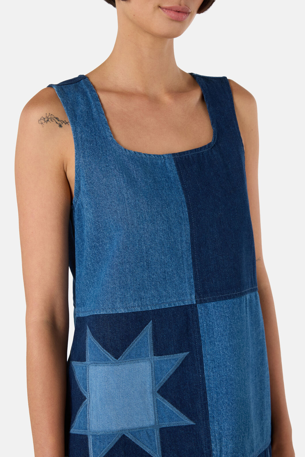 Gorman - Pinwheel Denim Dress - denim