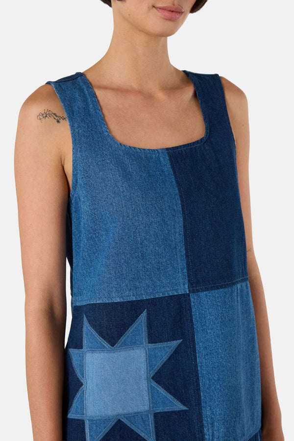 Gorman - Pinwheel Denim Dress - denim