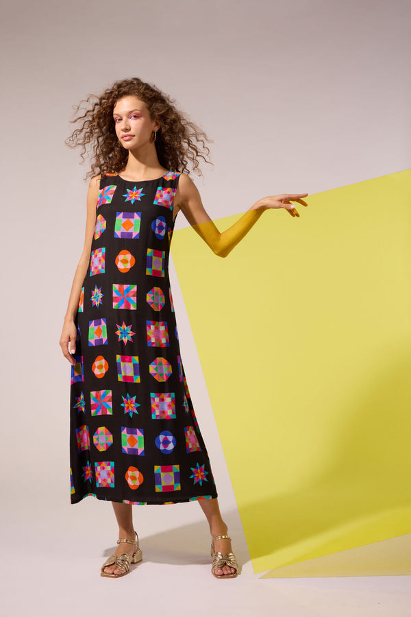 Gorman - Pinwheel Midi Dress - print