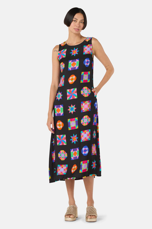 Gorman - Pinwheel Midi Dress - print