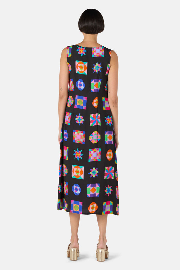 Gorman - Pinwheel Midi Dress - print