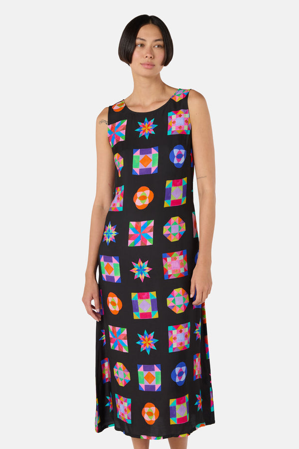 Gorman - Pinwheel Midi Dress - print