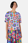 Gorman - Pinwheel Cotton Relaxed Tee - print